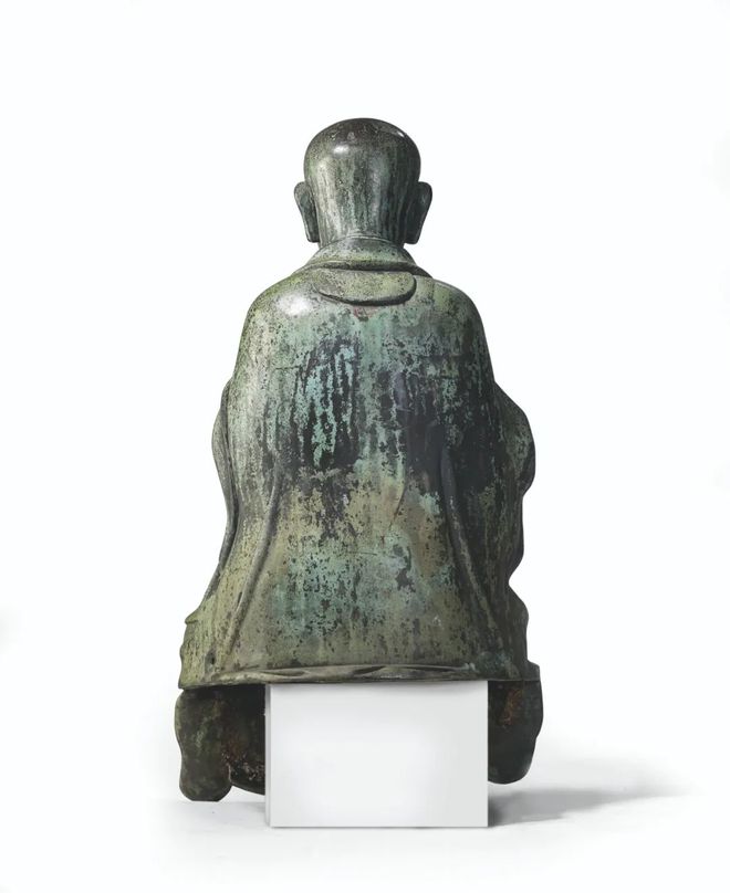 凯发k8国际首页登录明清 铜罗汉坐像(图1)